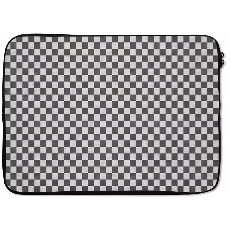 Laptophoes - Marmer - Patroon - Grijs — 1