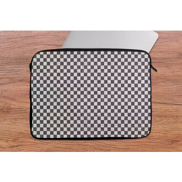Laptophoes - Marmer - Patroon - Grijs — 2