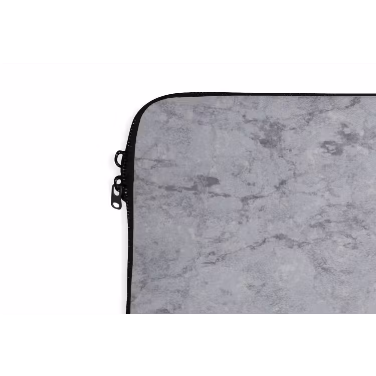 Laptophoes - Marmerplaat - Patroon - Grijs — 6