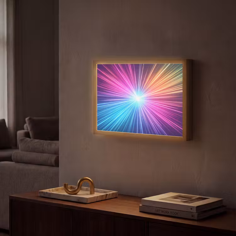 Lightbox - Wandlamp - Abstract - Light - Burst - Modern - Colorful — 2