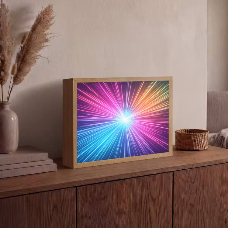 Lightbox - Wandlamp - Abstract - Light - Burst - Modern - Colorful — 4