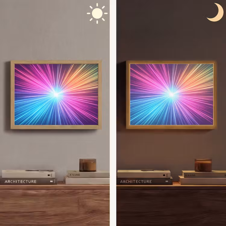 Lightbox - Wandlamp - Abstract - Light - Burst - Modern - Colorful — 6