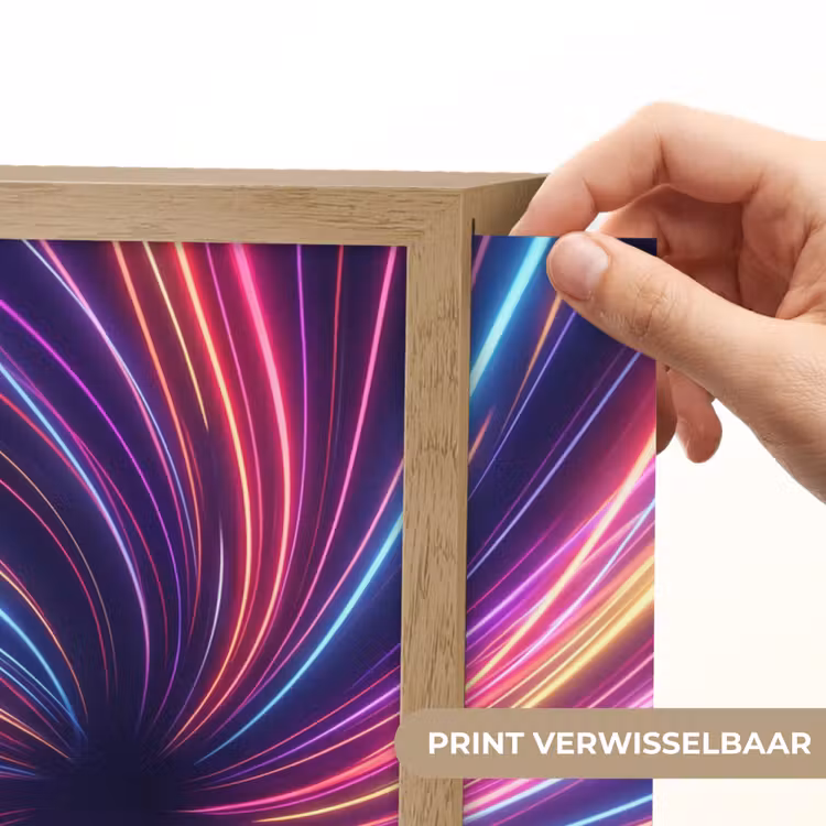Lightbox - Wandlamp - Abstract - Swirl - Futuristic - Neon — 5