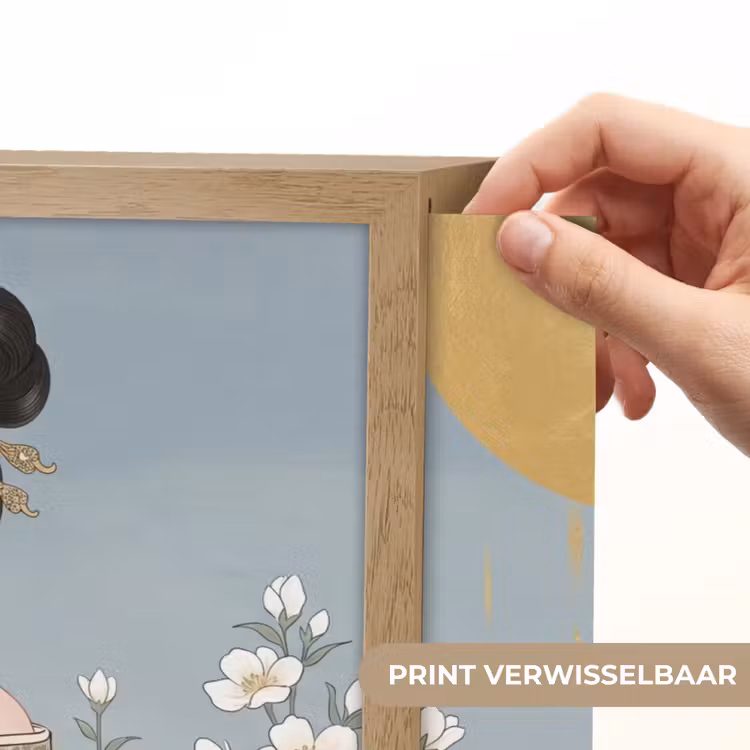 Lightbox - Wandlamp - Aziatisch - Vrouw - Kimono — 5