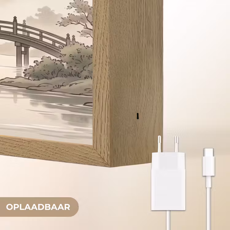 Lightbox - Wandlamp - Azië - Landschap - Kleurrijk — 7