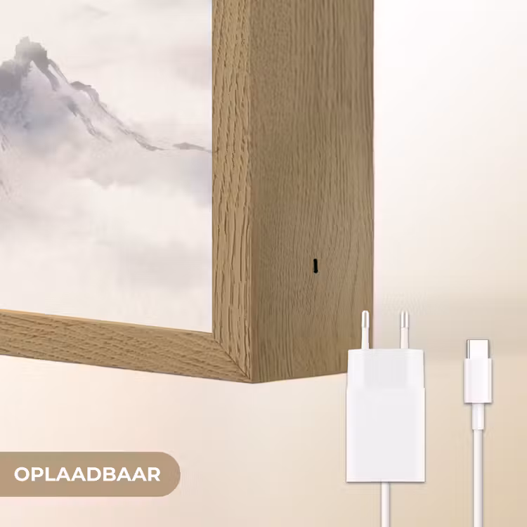 Lightbox - Wandlamp - Bamboe - Azië - Grijs — 7