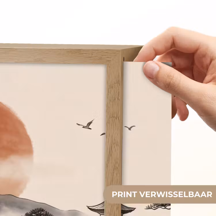 Lightbox - Wandlamp - Bergtop - Meer - Bloesem — 5