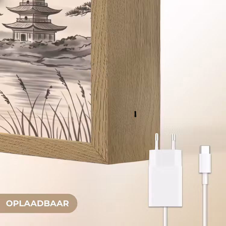 Lightbox - Wandlamp - Bergtop - Meer - Bloesem — 7