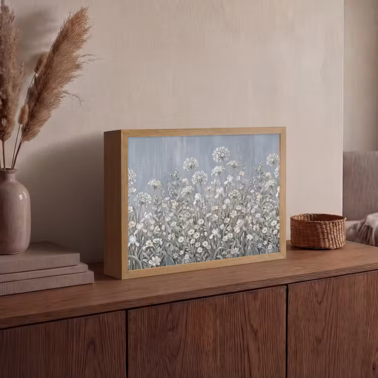 Lightbox - Wandlamp - Bloemen - Botanisch - Blauw — 4