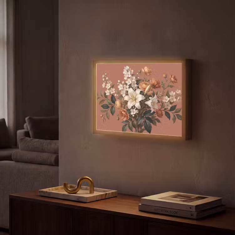 Lightbox - Wandlamp - Boeket - Retro - Kleurrijk — 2