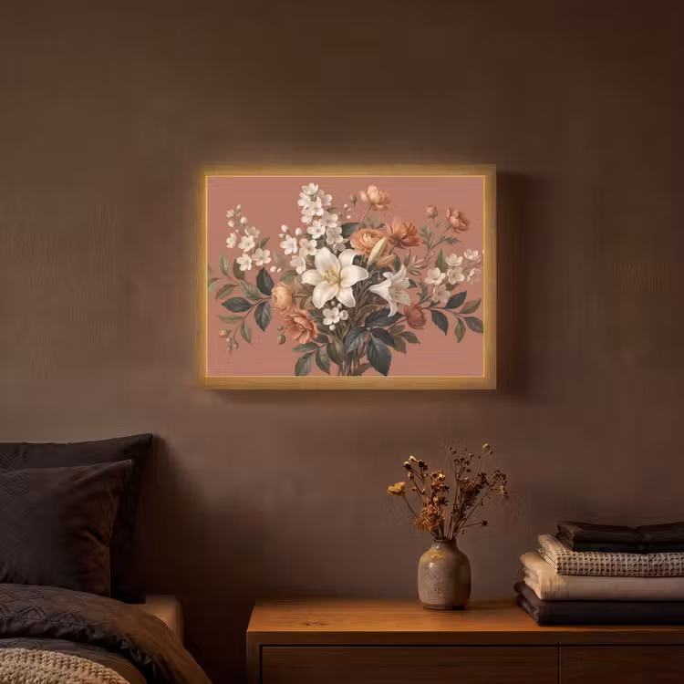 Lightbox - Wandlamp - Boeket - Retro - Kleurrijk — 3
