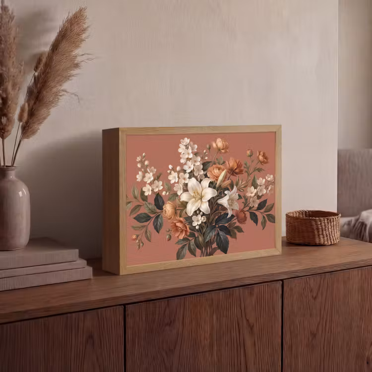 Lightbox - Wandlamp - Boeket - Retro - Kleurrijk — 4