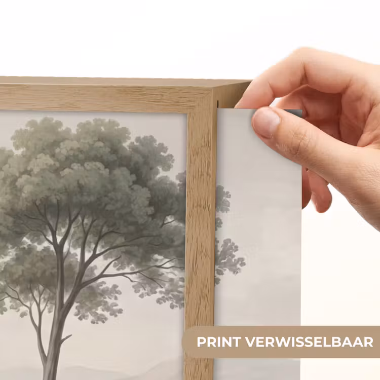 Lightbox - Wandlamp - Bomen - Meer - Bergen - Illustratie — 5