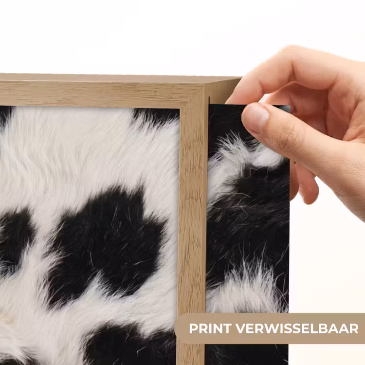 Lightbox - Wandlamp - Bont - Textuur - Zwart - Wit — 5