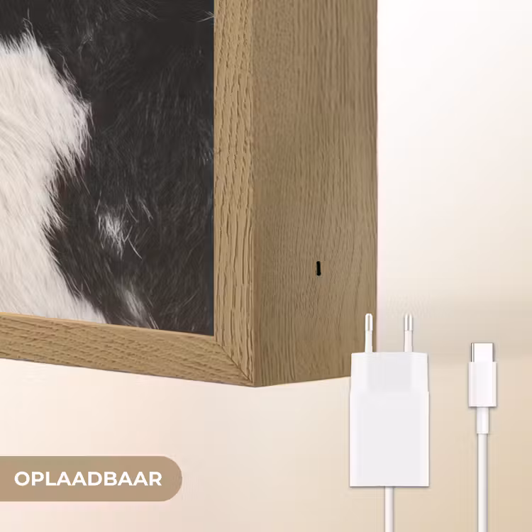 Lightbox - Wandlamp - Bont - Textuur - Zwart - Wit — 7