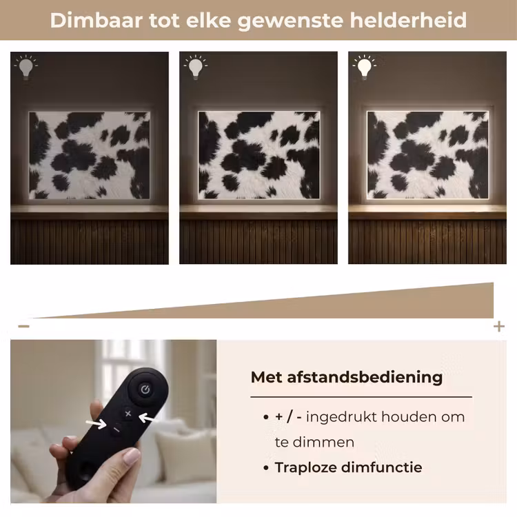 Lightbox - Wandlamp - Bont - Textuur - Zwart - Wit — 9