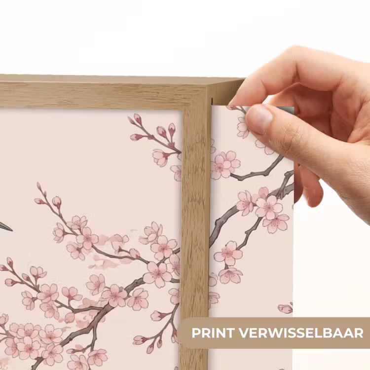 Lightbox - Wandlamp - Aziatisch - Kraanvogel - Beige — 5