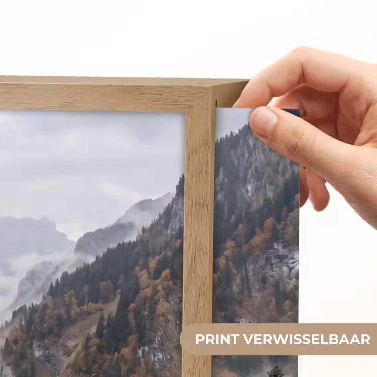 Lightbox - Wandlamp - Bergen - Vallei - Mist - Herfst - Natuur — 5