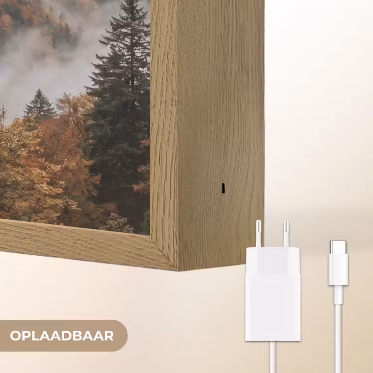 Lightbox - Wandlamp - Bergen - Vallei - Mist - Herfst - Natuur — 7