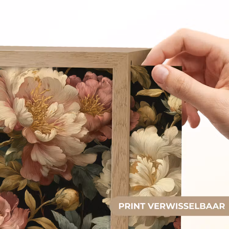 Lightbox - Wandlamp - Bloemen - Barok - Patroon - Roze - Crème — 5