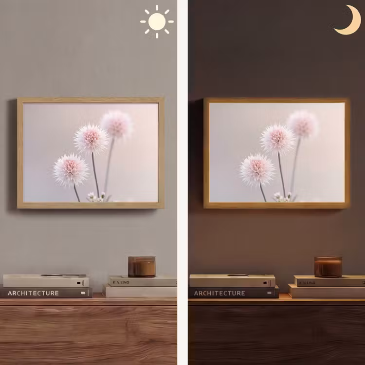 Lightbox - Wandlamp - Bloemen - Bollen - Roze — 6