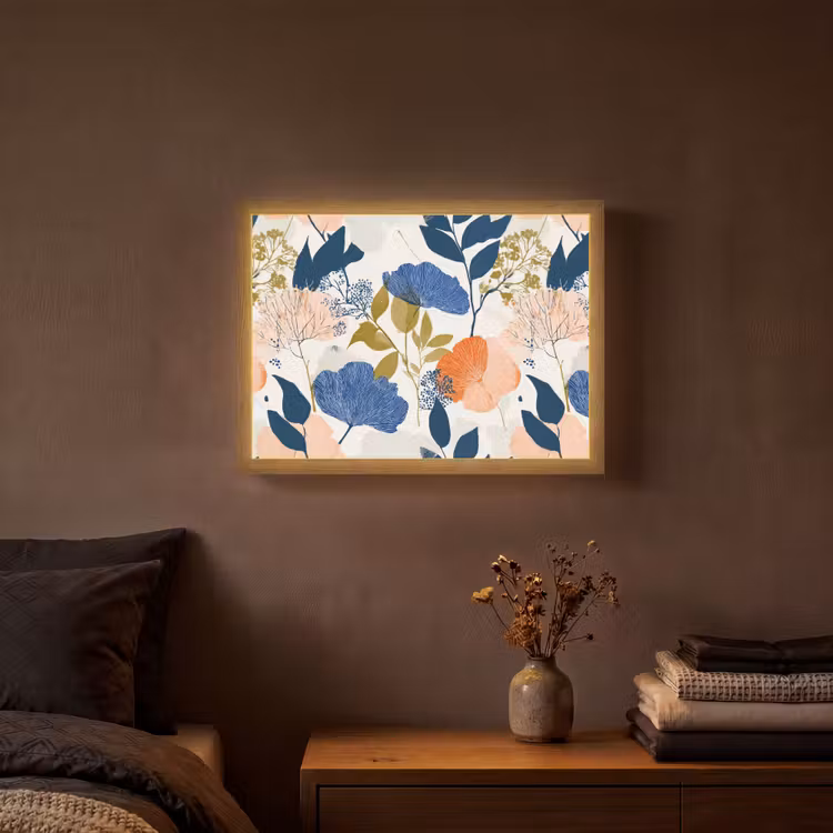 Lightbox - Wandlamp - Bloemen - Botanisch - Kleurrijk — 3