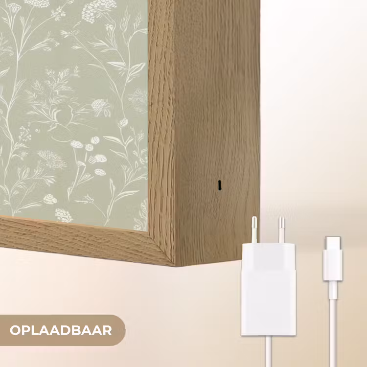 Lightbox - Wandlamp - Bloemen - Patroon - Groen — 7