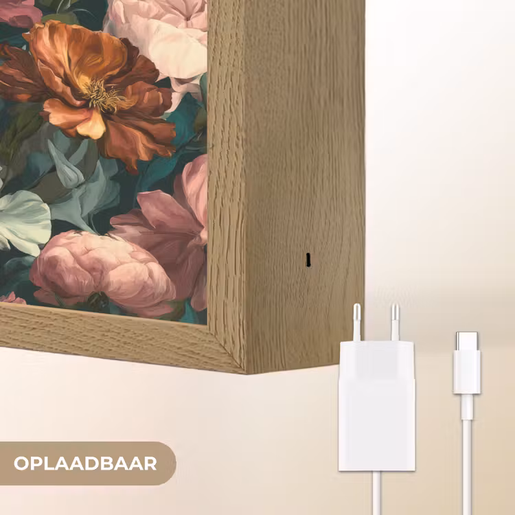 Lightbox - Wandlamp - Bloemen - Schilderachtig - Patroon - Roze — 7