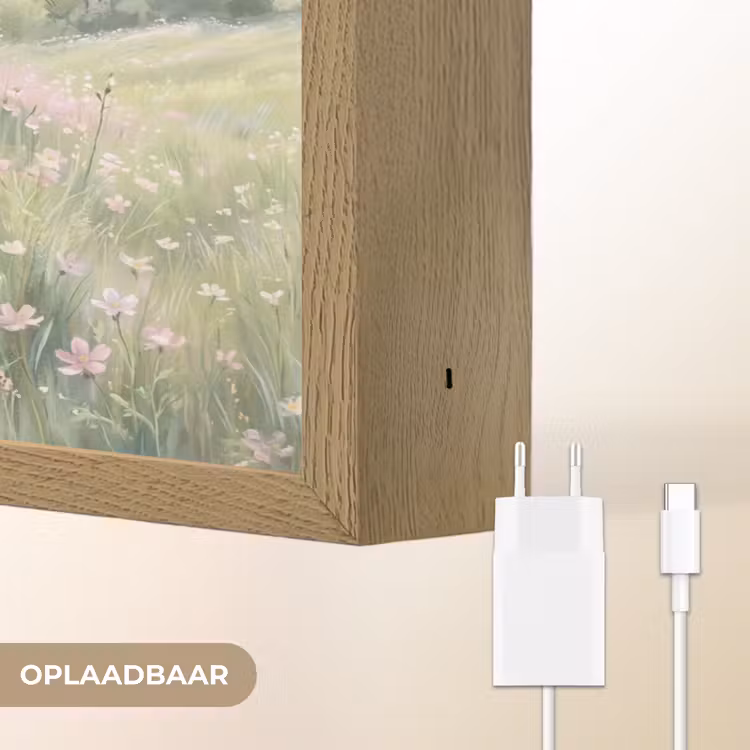 Lightbox - Wandlamp - Bloemen veld - Bloemen - Groen — 7