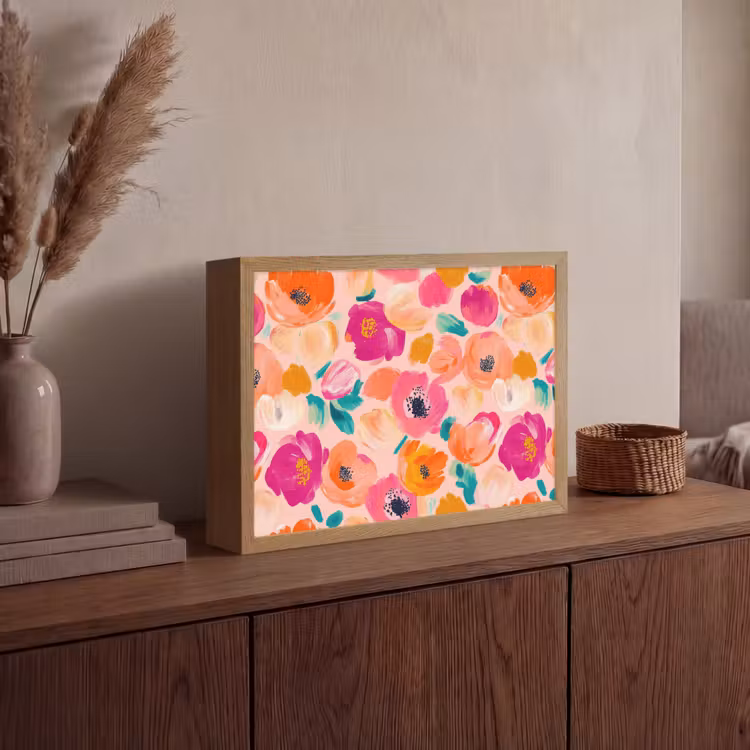 Lightbox - Wandlamp - Bloesems - Vrolijk - Kleurrijk — 4