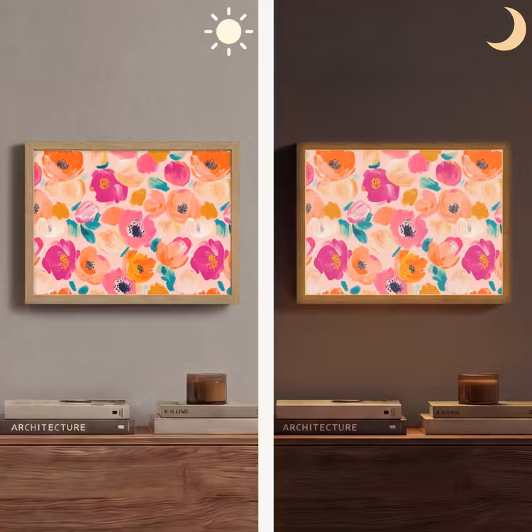 Lightbox - Wandlamp - Bloesems - Vrolijk - Kleurrijk — 6