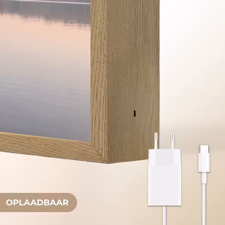 Lightbox - Wandlamp - Bomen - Reflectie - Water - Zonsopgang - Serene — 7