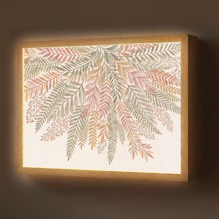 Lightbox - Wandlamp - Botanisch - Aquarel - Kleurrijk — 1