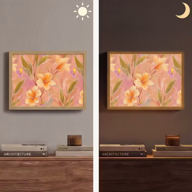 Lightbox - Wandlamp - Botanisch - Bloemen - Kleurrijk — 6