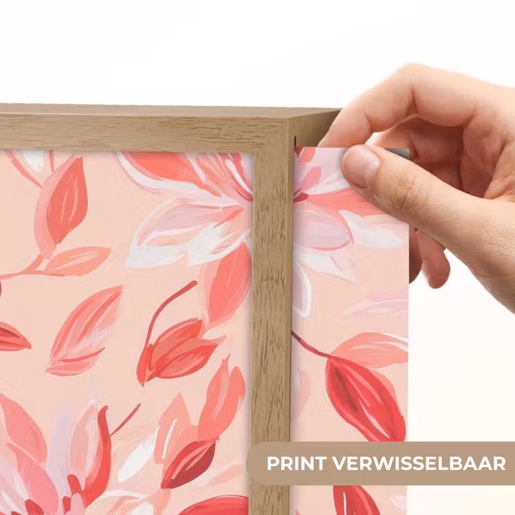 Lightbox - Wandlamp - Botanisch - Bloemen - Rood — 5
