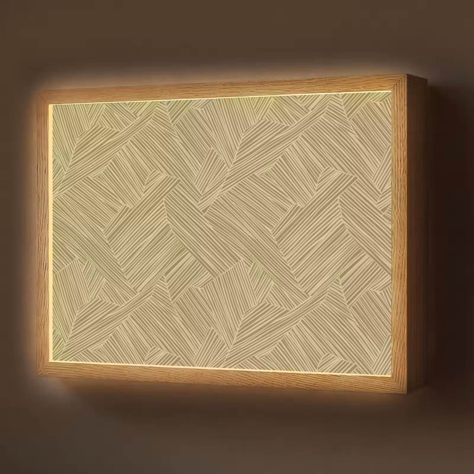 Lightbox - Wandlamp - Abstract - Modern - Groen — 1