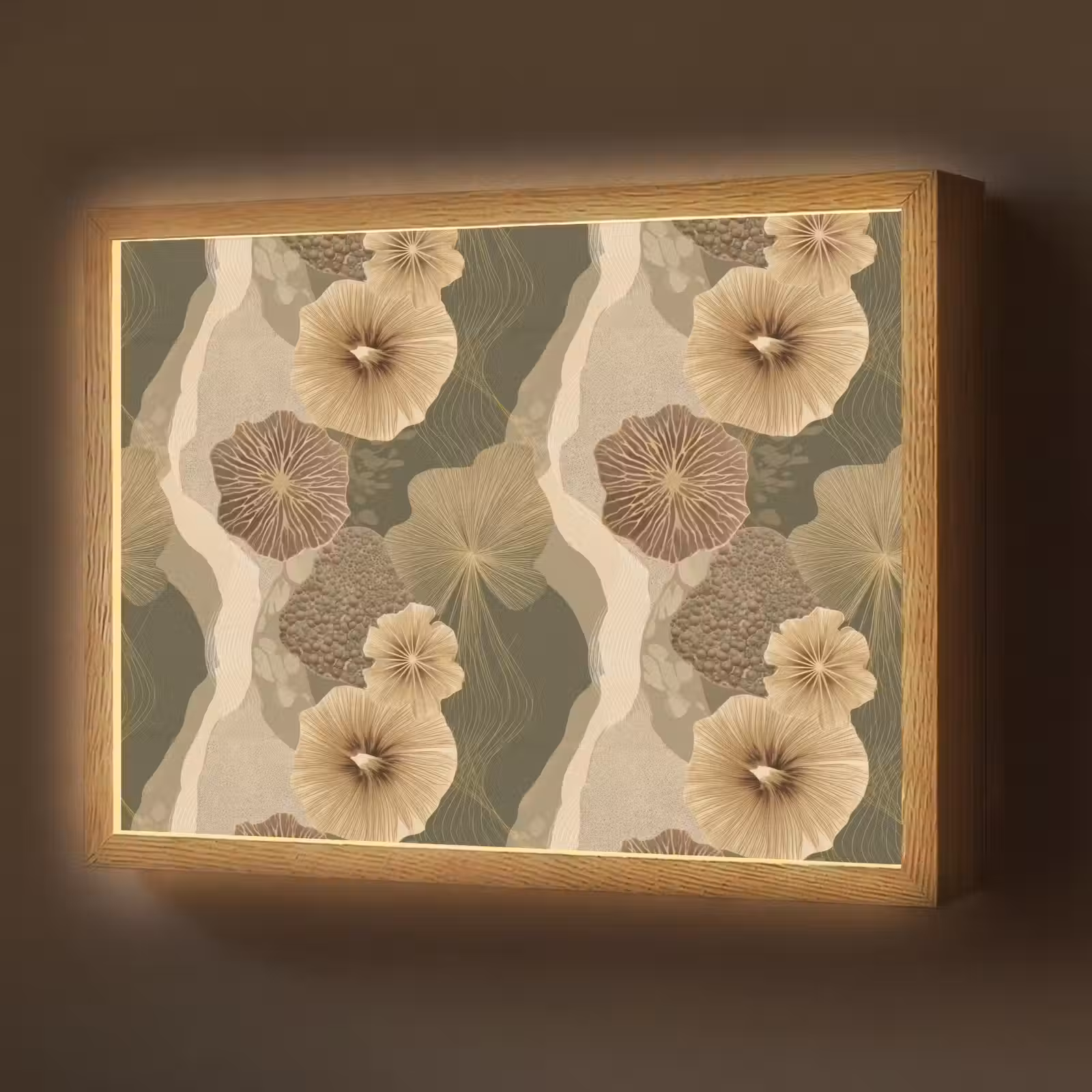 Lightbox - Wandlamp - Abstract - Modern - Groen — 1