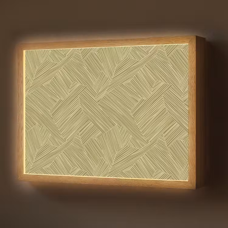 Lightbox - Wandlamp - Abstract - Modern - Groen — 1