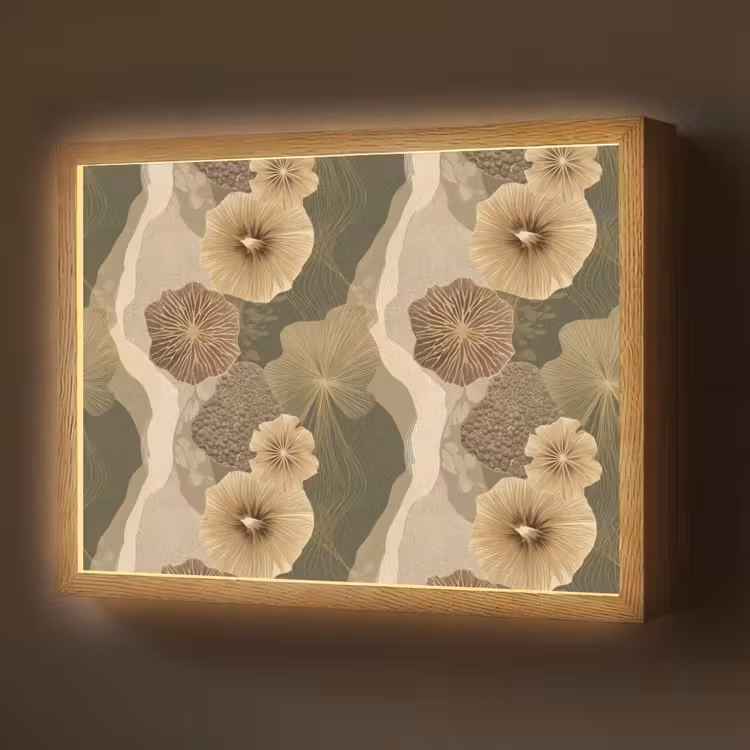 Lightbox - Wandlamp - Abstract - Modern - Groen — 1