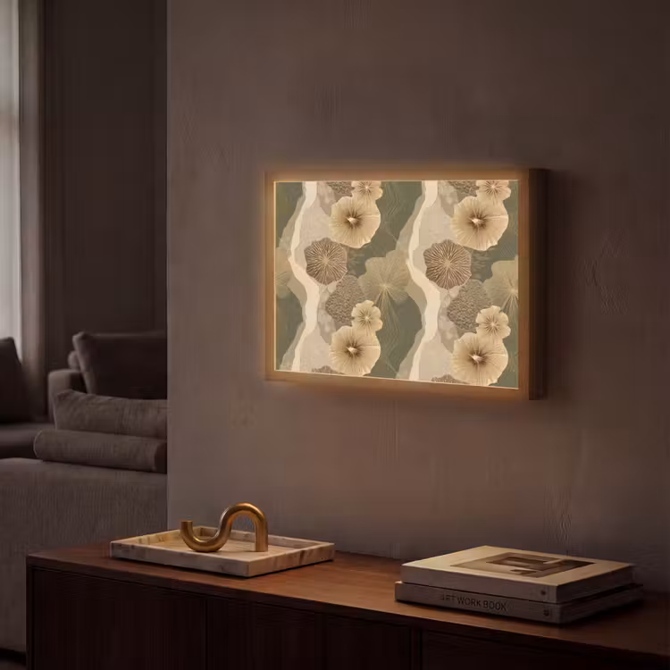 Lightbox - Wandlamp - Abstract - Modern - Groen — 2