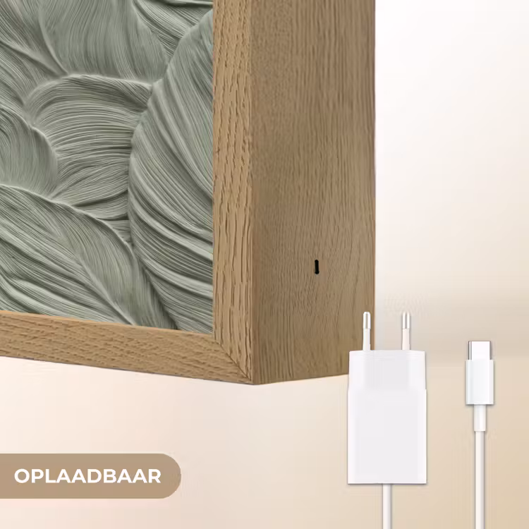 Lightbox - Wandlamp - Bladeren - Textuur - Groen — 7