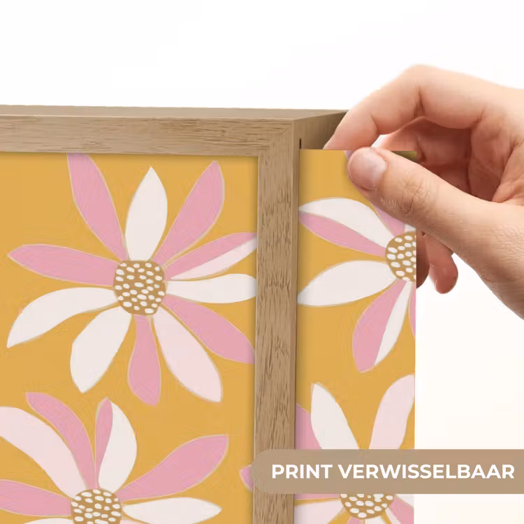 Lightbox - Wandlamp - Bloemen - Modern - Geel — 5