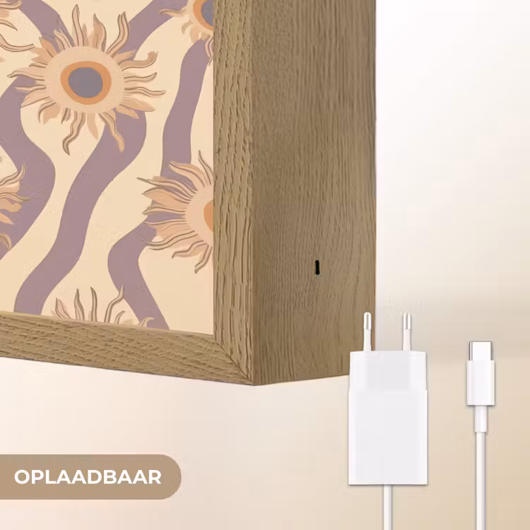 Lightbox - Wandlamp - Bohemian - Vibe - Lavendelpaars — 7