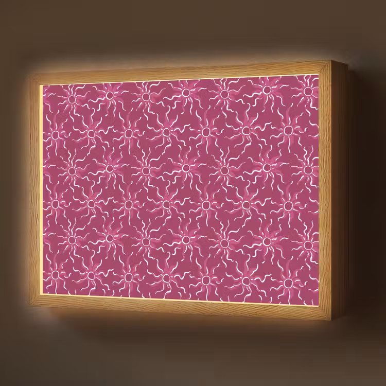 Lightbox - Wandlamp - Bohemian - Zon - Magenta — 1