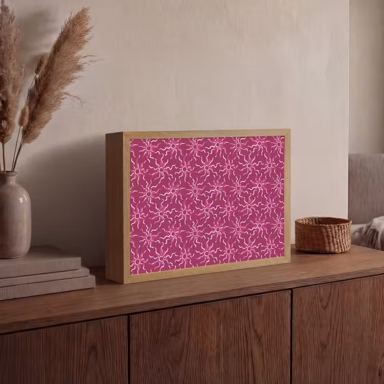 Lightbox - Wandlamp - Bohemian - Zon - Magenta — 4