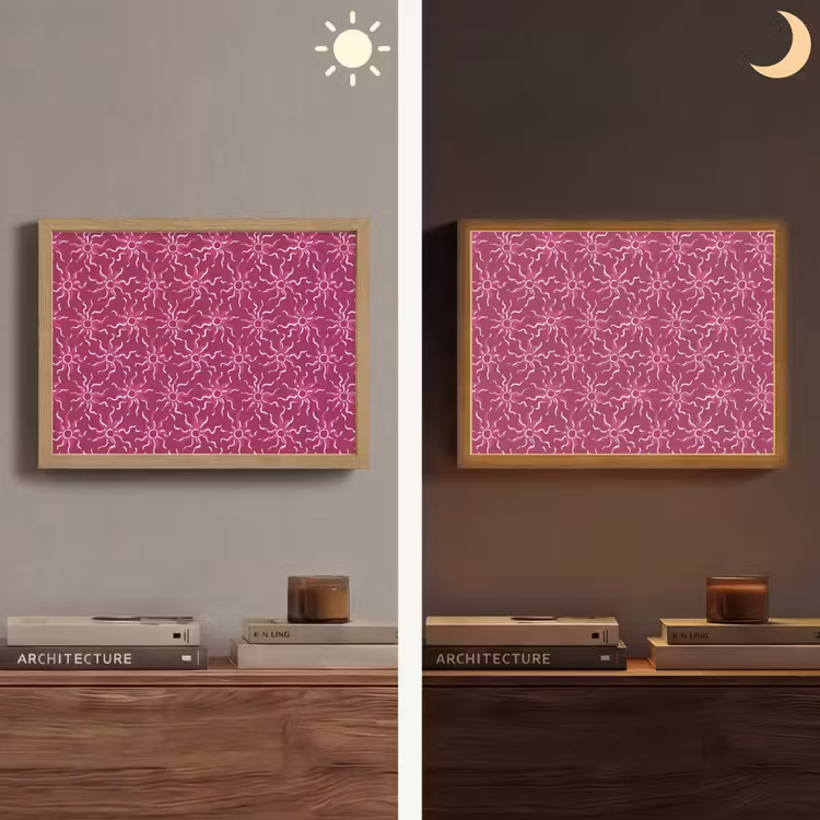 Lightbox - Wandlamp - Bohemian - Zon - Magenta — 6