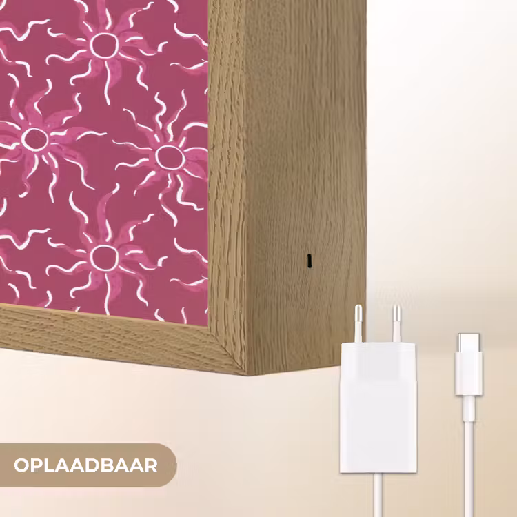 Lightbox - Wandlamp - Bohemian - Zon - Magenta — 7