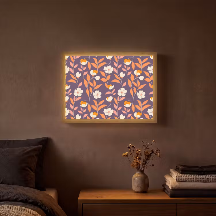 Lightbox - Wandlamp - Boho - Vintage - Paars — 3