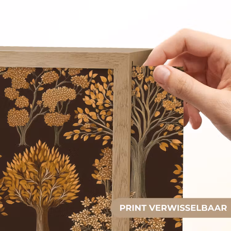 Lightbox - Wandlamp - Bomen - Patroon - Bruin — 5