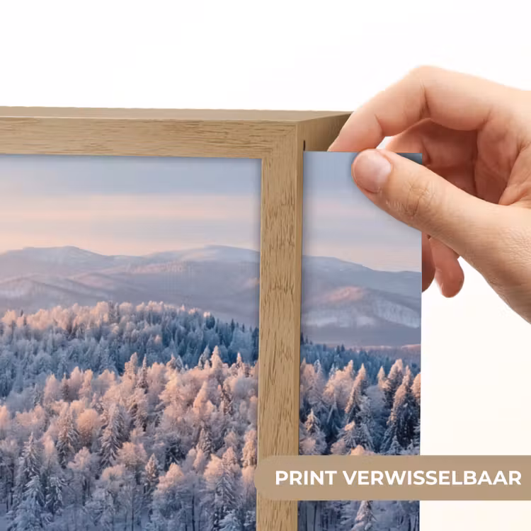 Lightbox - Wandlamp - Bos - Bergen - Goud - Winter - Warm — 5